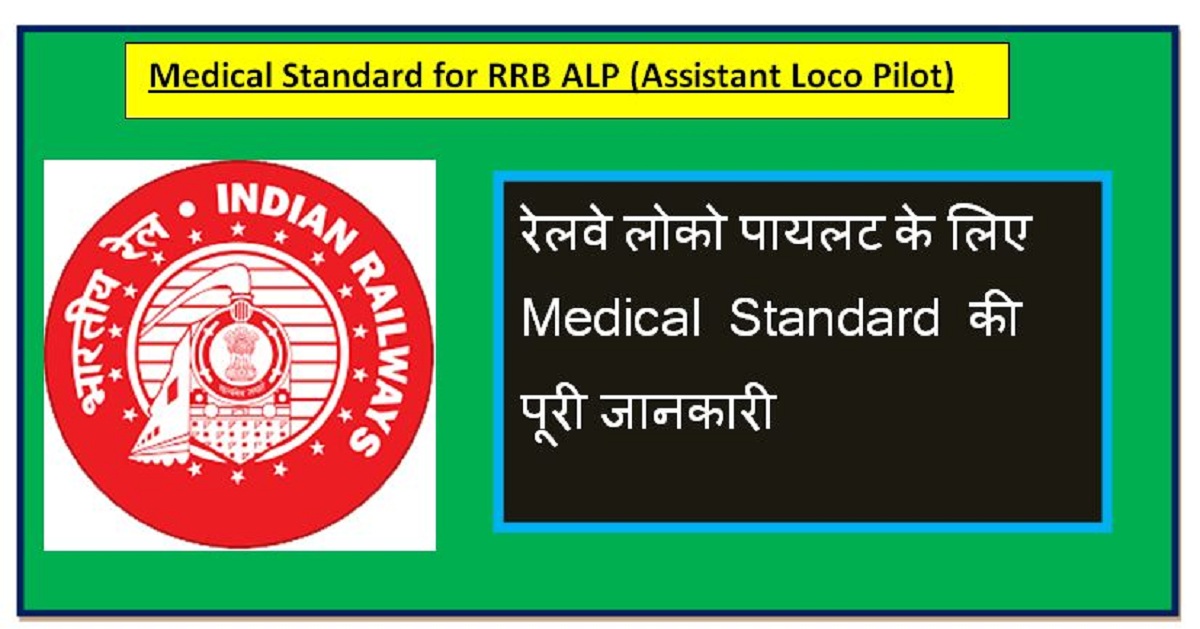 RRB ALP Medical Standard 2024