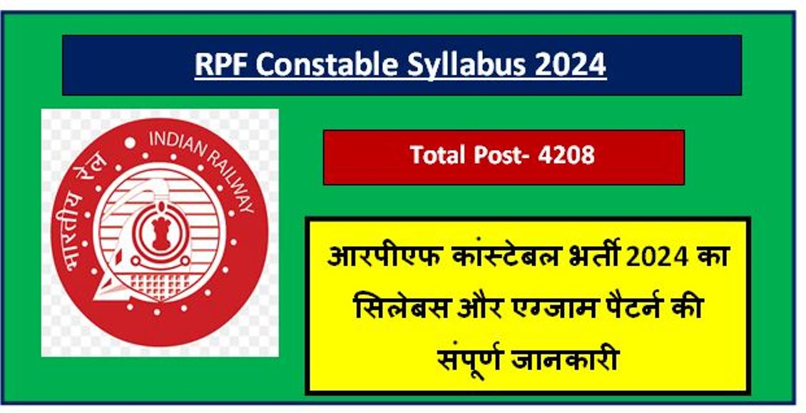 RPF Constable Syllabus 2024 in Hindi