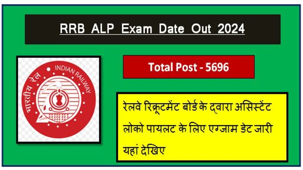 RRB ALP Exam Date Out 2024